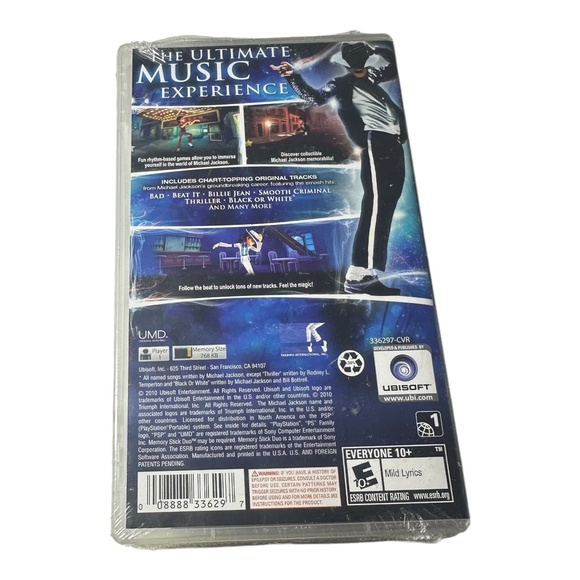 Michael Jackson: The Experience (Sony, PSP 2010) SEALED - Picture 2 of 2